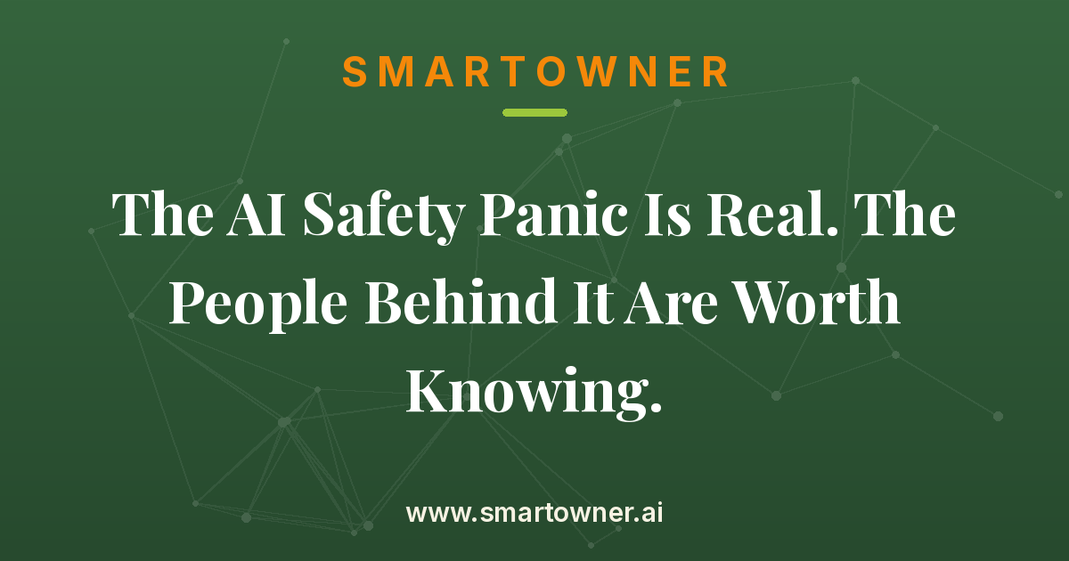 Featured image for The AI Safety Panic Is Real. The People Behind It Are Worth Knowing. - Newsletter article by DigitalTreehouse