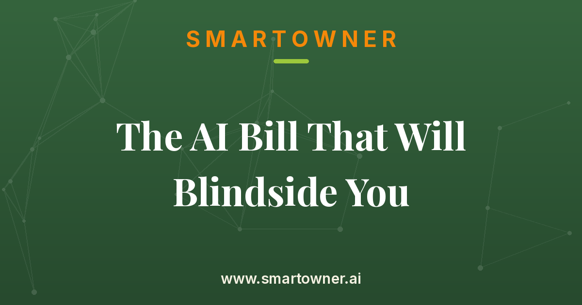 Featured image for The AI Bill That Will Blindside You - Newsletter article