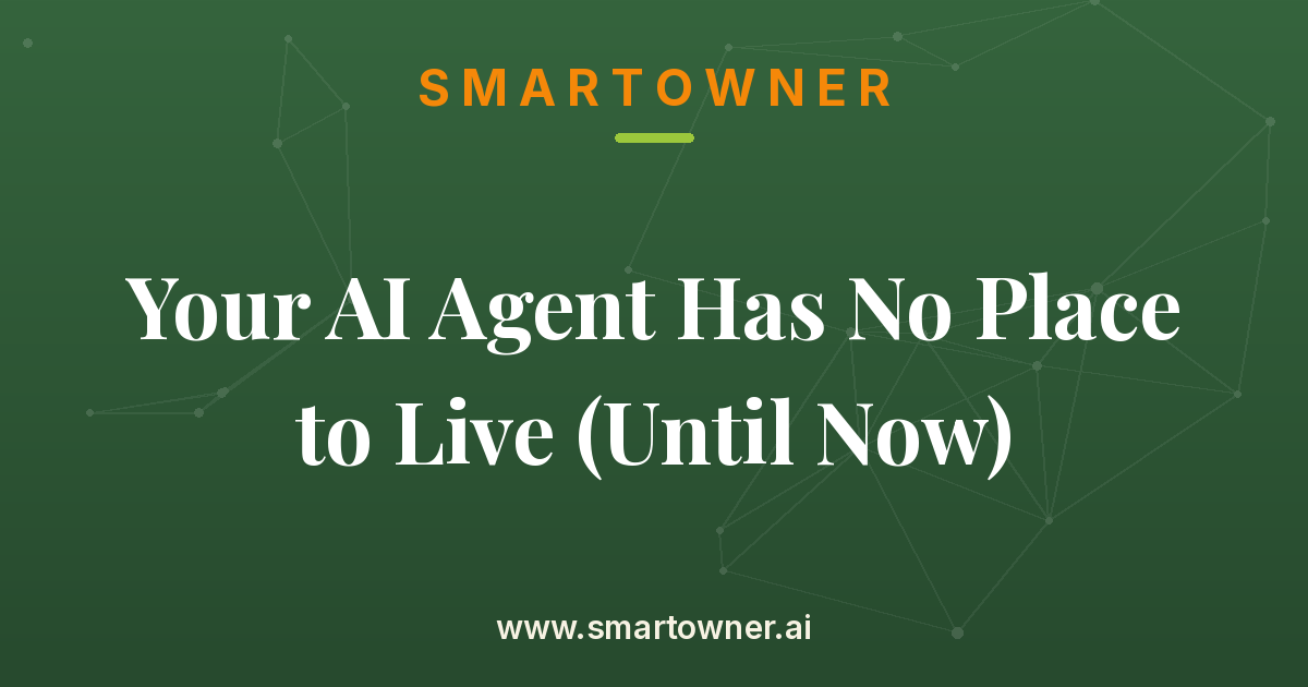 Featured image for Your AI Agent Has No Place to Live (Until Now) - Newsletter article by DigitalTreehouse